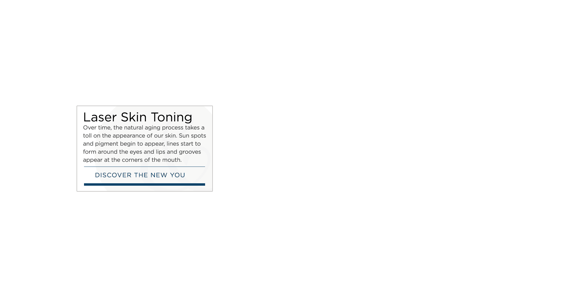 Laser Skin Toning slide text - Limelight Medspa